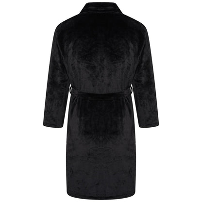 Mens Flannel Fleece Bathrobe Warm Soft Dressing Gown Bath Robe Shawl Collar