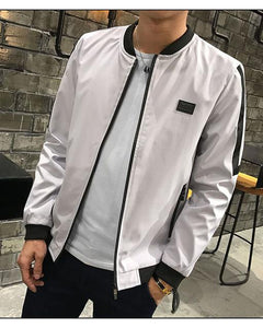 Stand Up Collar Slim Men's Coat