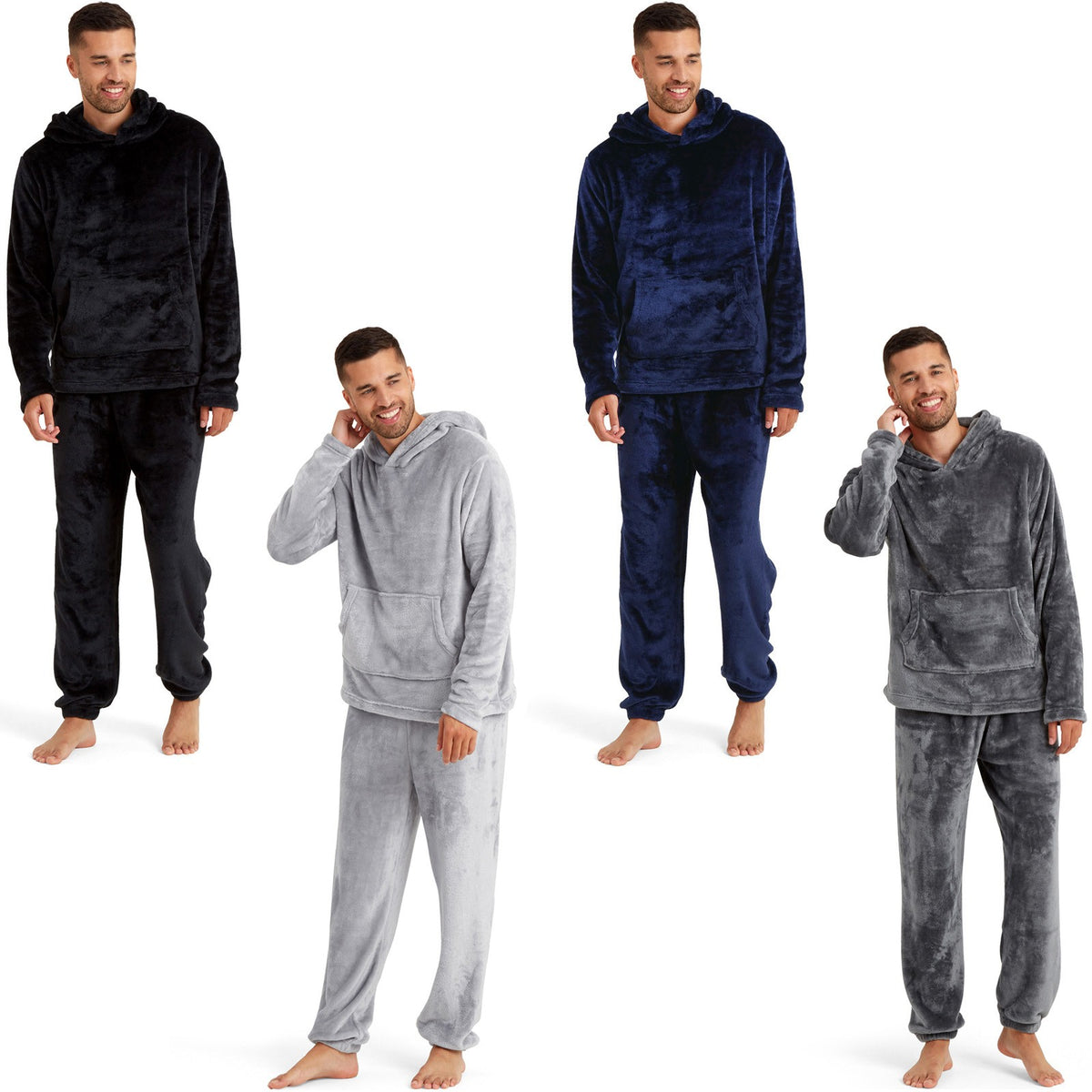Snuggaroo  Soft Fleece Hooded Pjs