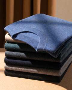 Mens Solid Color Crew
