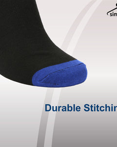 Mens Black Socks 12 Pairs Cotton Rich Socks Mens
