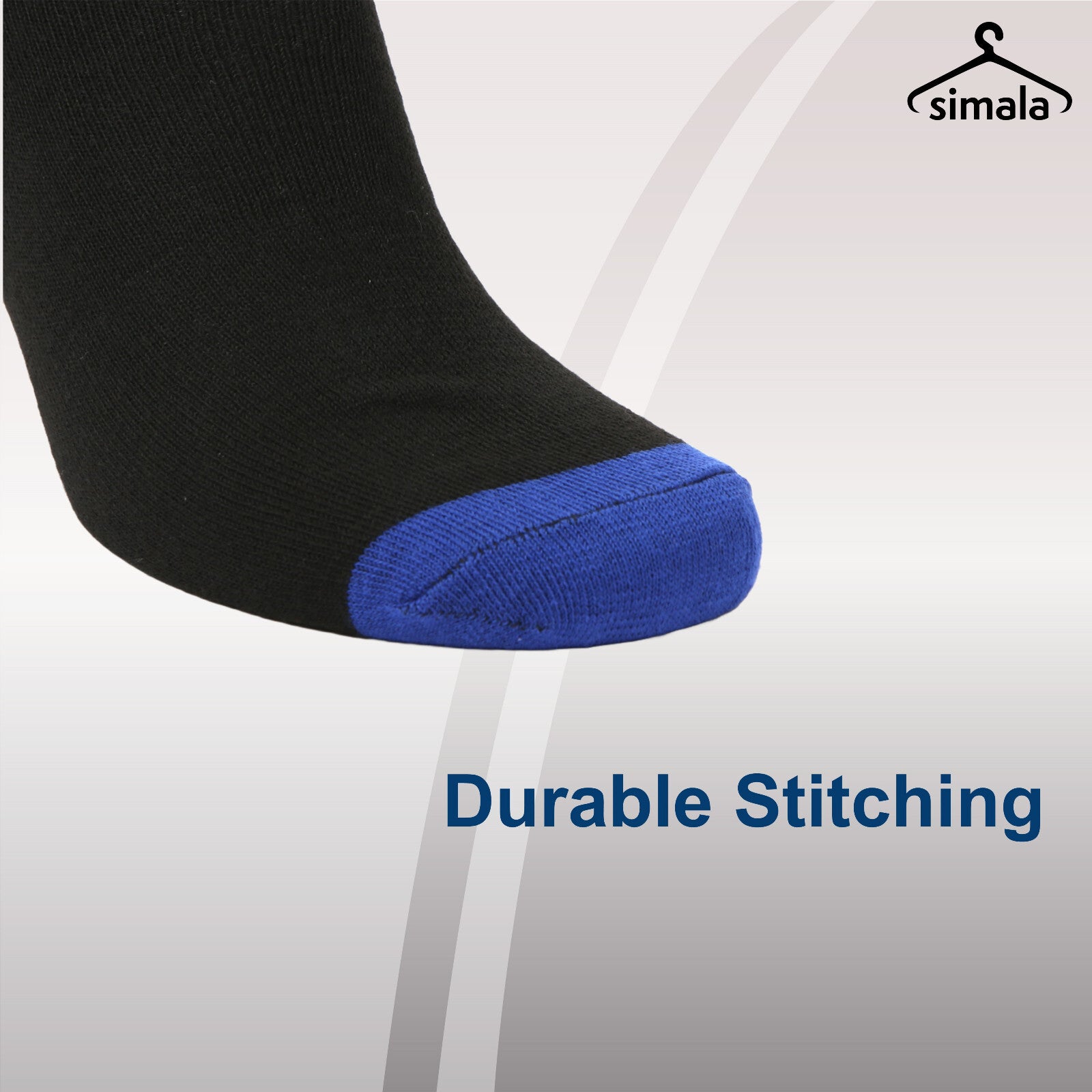 Mens Black Socks 12 Pairs Cotton Rich Socks Mens