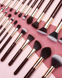 Makeup Brushes Set Professional, 25PCS Premium Natural Powder Foundation Eyeshadow Blending Concealer Blush Highlight Labeled Brushes, T280