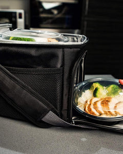 [30-Pack] Meal Prep Containers Reusable - Batch Cooking Plastic Food Containers with Lids - Microwavable Freezer Dishwasher Safe - Takeaway Lunch Box