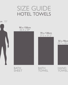 Hotel Premium Hand Bath Towels Sheet Heavyweight 800Gsm Luxury Soft Thick Towel