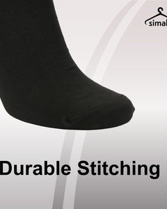 Mens Black Socks 12 Pairs Cotton Rich Socks Mens