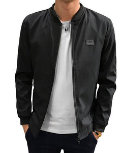 Stand Up Collar Slim Men's Coat