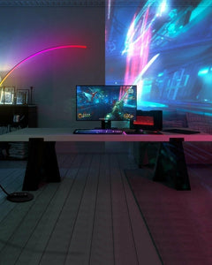 RGB Modern Curve Lamp