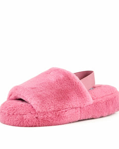 Women's Lisbon Faux Fur Slipper Coral