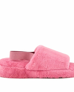 Women's Lisbon Faux Fur Slipper Coral