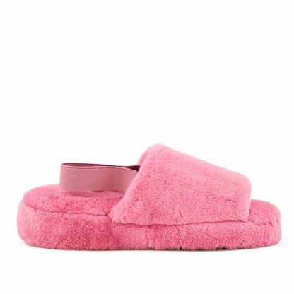 Women's Lisbon Faux Fur Slipper Coral