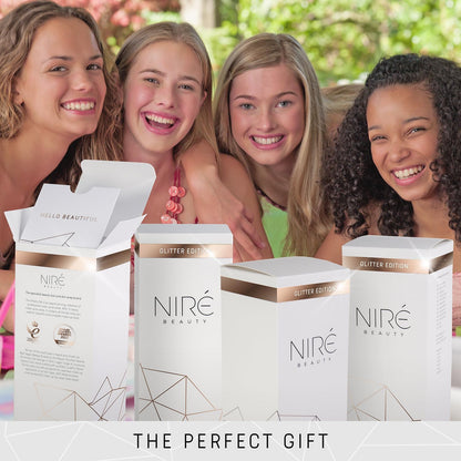 Beauty 15Piece Award Winning Glitter Makeup Brushes: Cute Makeup Brushes Set with Case, Blending Sponge, Cleaner, Guide, Gift Box