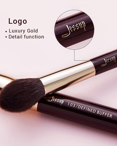 Makeup Brushes Set Professional, 25PCS Premium Natural Powder Foundation Eyeshadow Blending Concealer Blush Highlight Labeled Brushes, T280