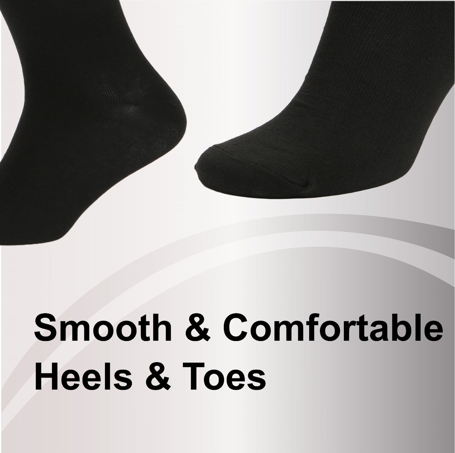 Mens Black Socks 12 Pairs Cotton Rich Socks Mens