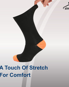 Mens Black Socks 12 Pairs Cotton Rich Socks Mens