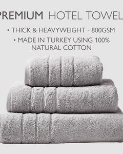 Hotel Premium Hand Bath Towels Sheet Heavyweight 800Gsm Luxury Soft Thick Towel