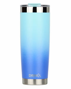 DRINCO® 20oz Insulated Tumbler Spill Proof Lid 2 Straws (SkyBlue)