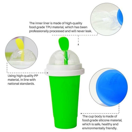 Portable Slushy Maker Cup for Homemade Frozen Drinks