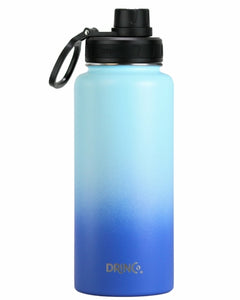 DRINCO® 32oz Stainless Steel Water Bottle -Morning Sky Blue