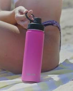 DRINCO® 22oz Stainless Steel Sport Water Bottle - Island Pink