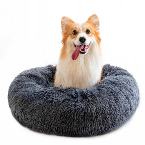 Fluffy Washable Pet Bed for Cats & Dogs