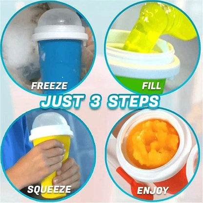 Portable Slushy Maker Cup for Homemade Frozen Drinks