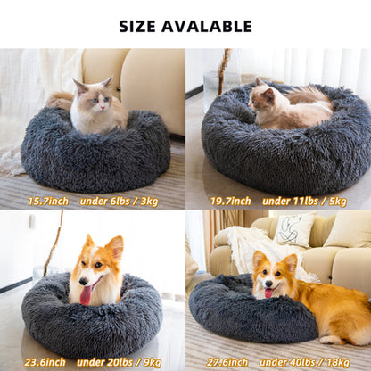 Fluffy Washable Pet Bed for Cats & Dogs