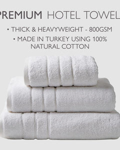 Hotel Premium Hand Bath Towels Sheet Heavyweight 800Gsm Luxury Soft Thick Towel