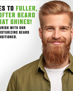 - Beard Shampoo and Conditioner - Natural Beard Wash & Beard Conditioner with Argan & Jojoba Oils - Softens & Strengthens - Gifts for Men - Peppermint & Eucalyptus - 2 X 300 Ml