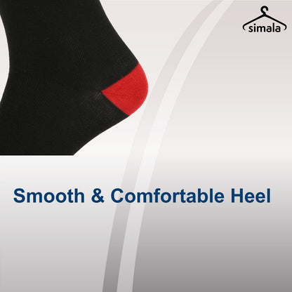 Mens Black Socks 12 Pairs Cotton Rich Socks Mens