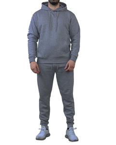 Mens Tracksuit Set Fleece Hoodie Top Bottoms Jogging Joggers Gym Pullover