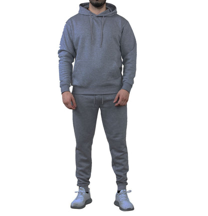 Mens Tracksuit Set Fleece Hoodie Top Bottoms Jogging Joggers Gym Pullover
