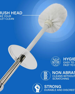 3 Litre Bathroom Pedal Rubbish Waste Bin and Toilet Brush Holder Set