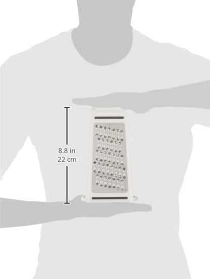 Prepsolutions 2-Way Grate & Measure – Multi-Function Grater for Shredding, Slicing & Measuring